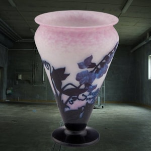 エミール・ガレ - 重要な藤の花瓶 - Etsy 日本