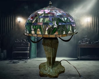 lampe verre de style Tiffany / lamp glass after Tiffany