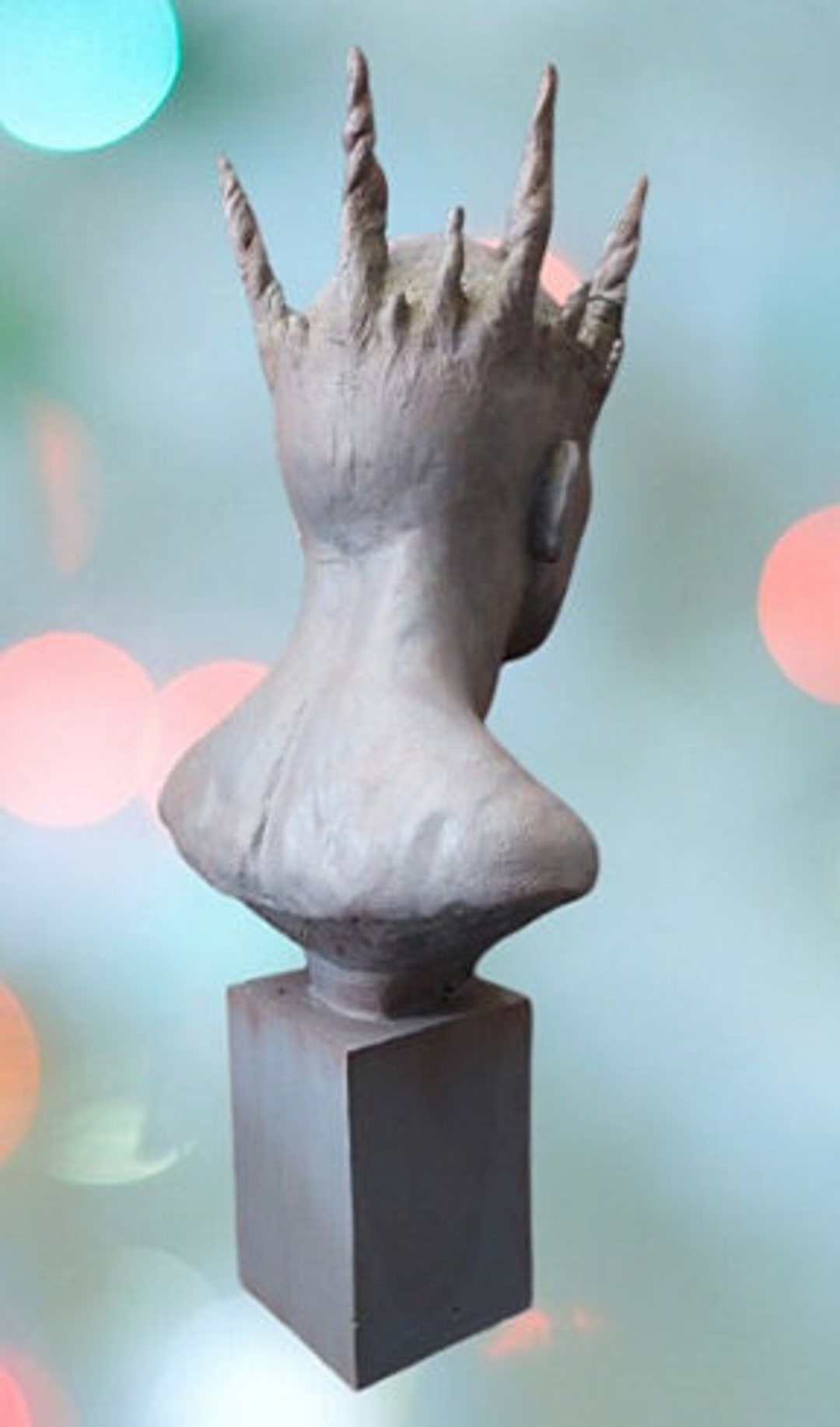 Modern Art Sculpture, Skull Sculpture, Fantasy, Gothic, Bone, Demon