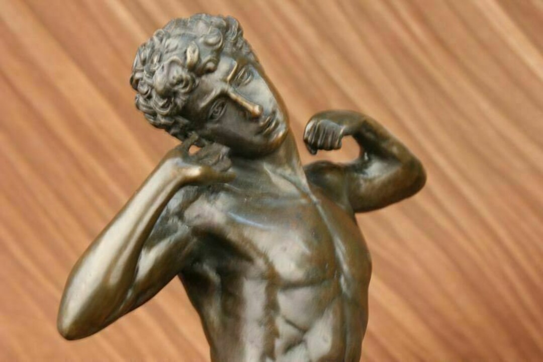 Gay Statue Nude Man Erotic/gay Nude Male Bronze Sculpture Etsy