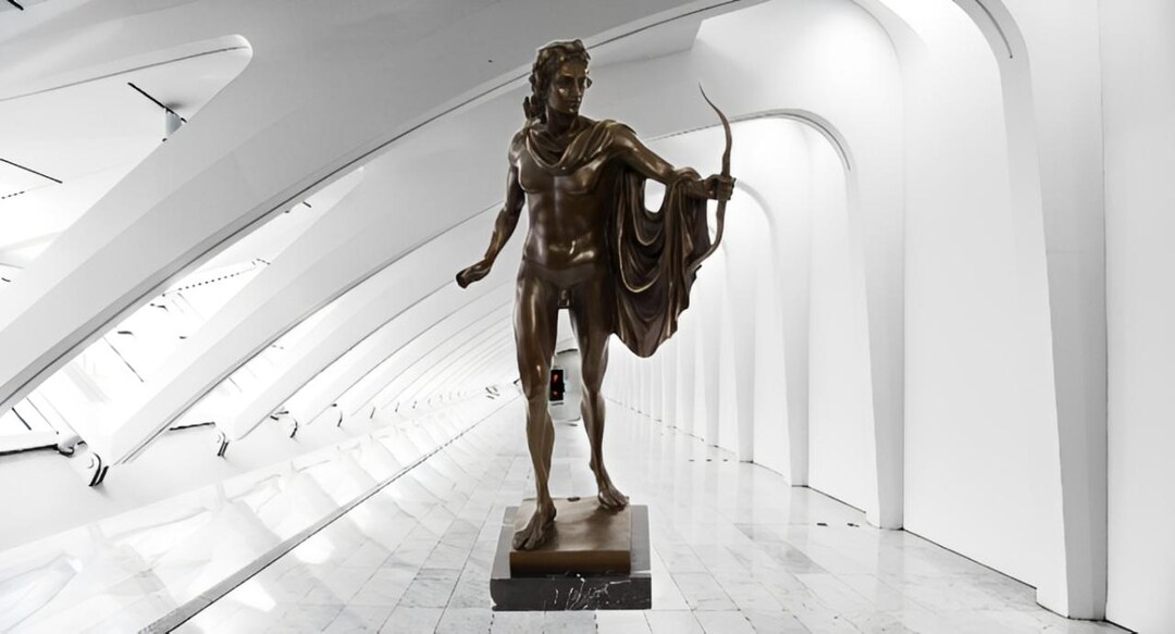 Bronze Apollo Belvedere, Copy of the Original in the Vatican Museums ...