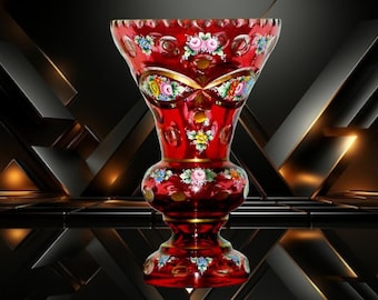 Boho crystal vase 1910 th