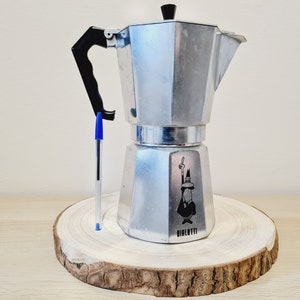 Moka Express Coffee Maker Bialetti MAXI 12 CUPS - 750ml Made in Italy - Vintage Express Coffee Maker