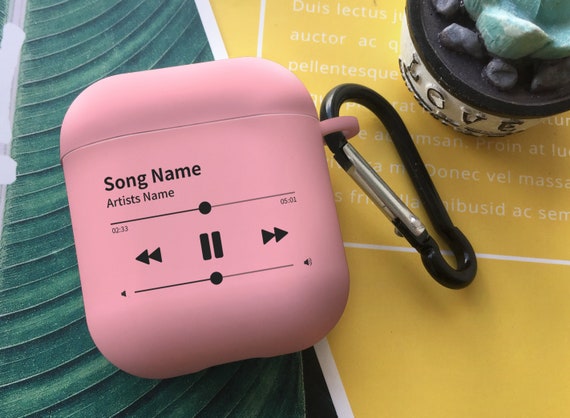 Copy of Personalised Music Custom Name AirPod Case Cover, EarPods  Protective Sleave - Gift Bespoke