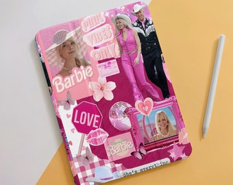 Barbie Movie 2023 Poster iPad Case For iPad 10 Air 5 4 3 2 1 Pro 12.9 11", 10.5 10.2 9.7" 5 6 7 8 9 Mini 4 5 6, 2022 2021 2020 iPad Cover