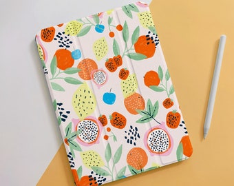 Cartoon Fruit Aesthetic iPad Case For iPad 10 Air 5 4 3 2 1 Pro 12.9 11", 10.5 10.2 9.7" 5 6 7 8 9 Mini 4 5 6, 2022 2021 2020 iPad Cover