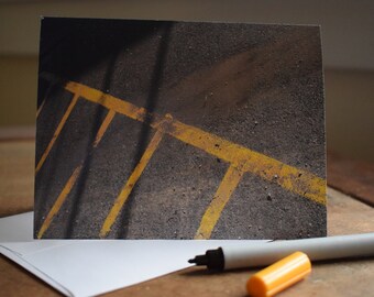 Street Scene blank greeting card