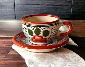 Talavera pottery coffee mug set 2 pieces, gift , birthday, mom, Valentine's Day