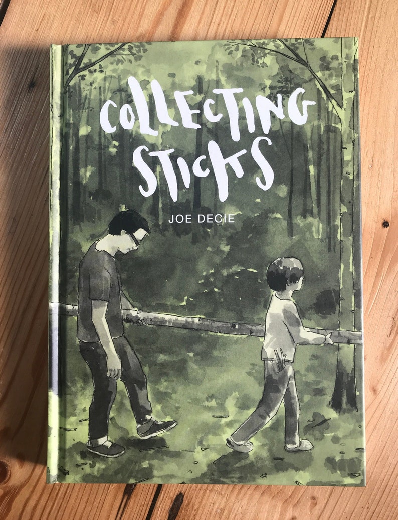 Collecting Sticks graphic novel by Joe Decie image 1