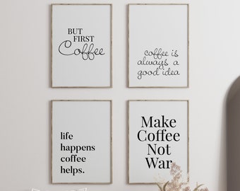 Kaffee Poster Etsy