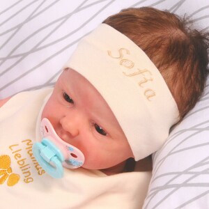 Headband Headband for Boys Girls named Baby Children Ear protection 34 to 52 image 4