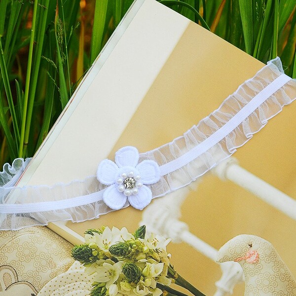 Baby & Kids Headband Baptism Communion White Headband Headband