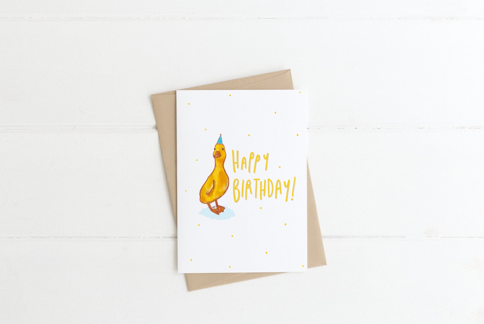 Alles Gute zum Geburtstag Karte Ente Illustration Süße Etsy