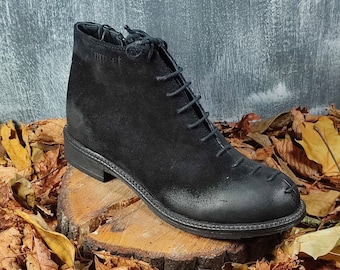 Black leather boots, Handmade boots women, Suede boots, Women casual shoes, Winter Booties, Quality Shoes, Bohemian shoes, Comfortable shoes
