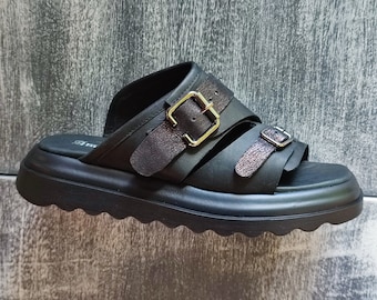 Black Sandals, Casual Sandals, Amazing Women Sandals, Unique Shoes, Leather Shoes, Comfortable shoes, Ankle leather sandals