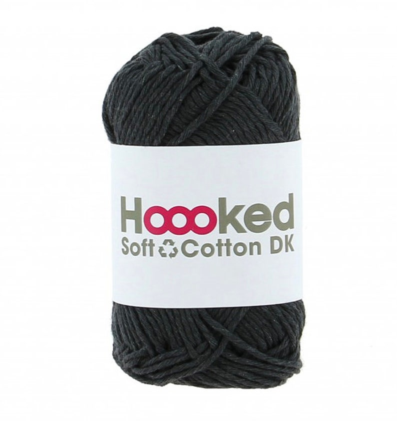 Hoooked Soft Cotton Recycled DK Yarn 50g eco, skin friendly yarn in 33 vibrant colours image 10