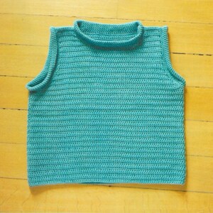 Crochet Pattern Cute Ladies Vest/Tank Top DK 32&quot;- 38&quot;