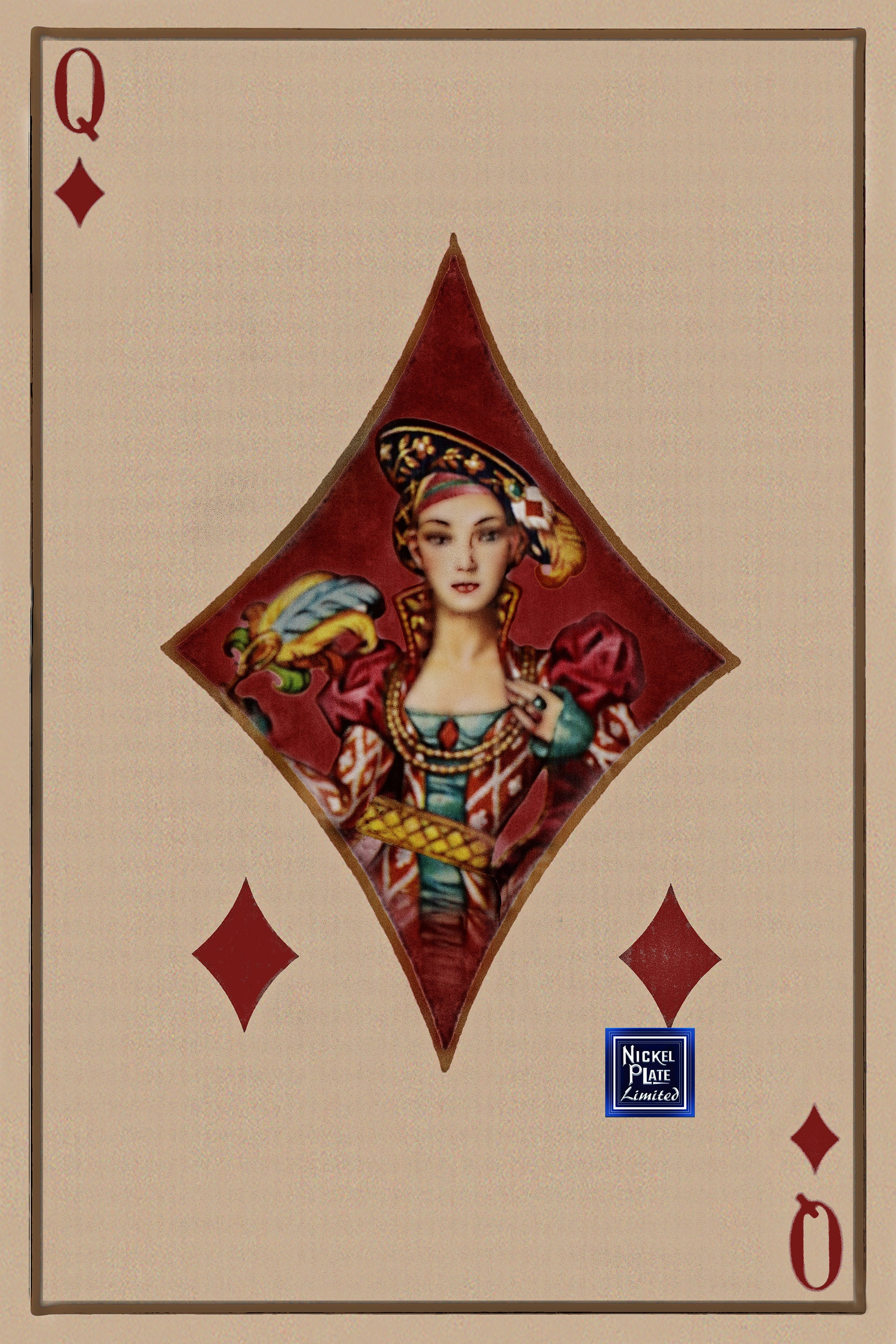 Vintage Queen of Diamonds Etsy
