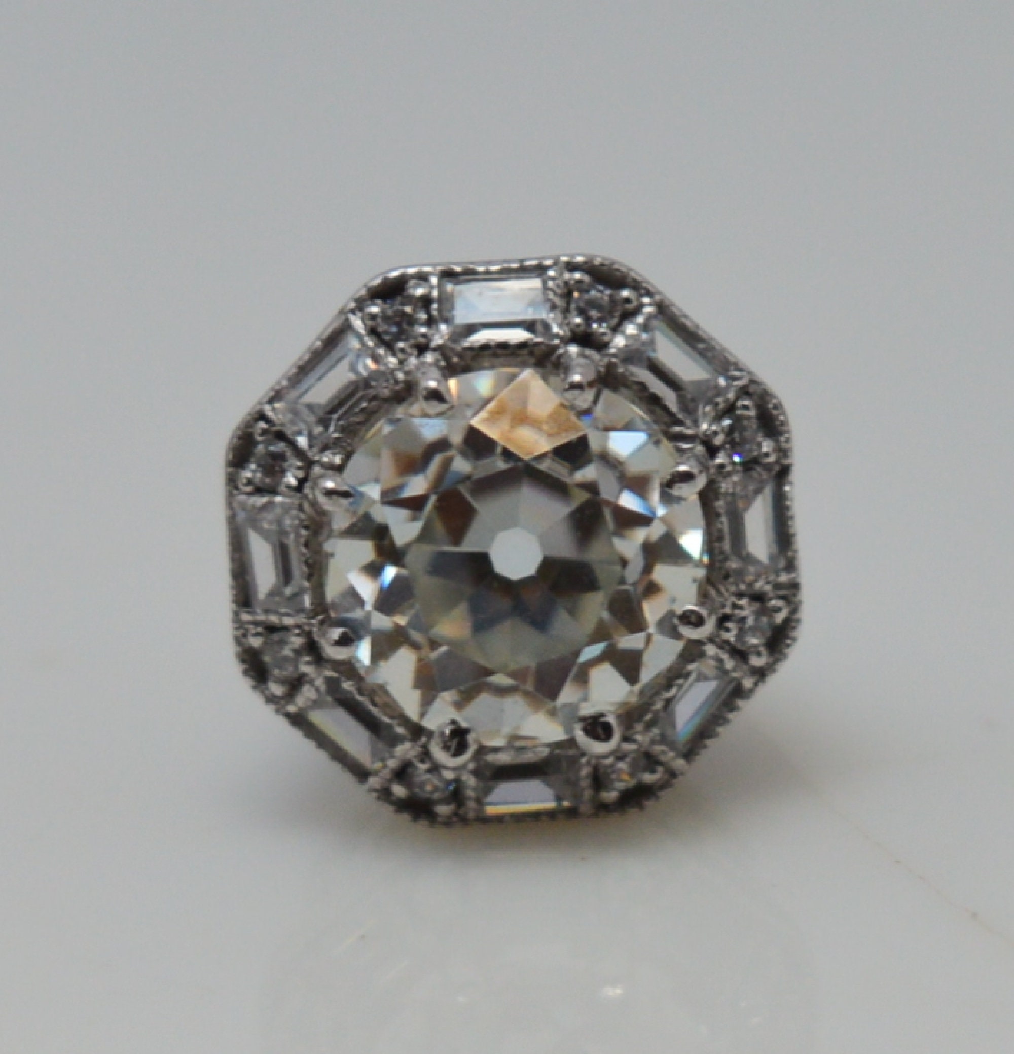 1.0 Ct Old European Cut Diamond Pendant 