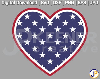 Download American Heart Svg Etsy
