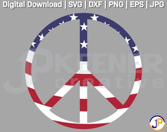 Download Flag Peace Sign Svg Etsy