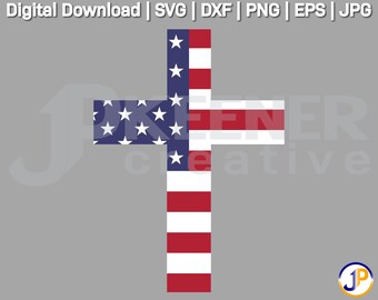 Download Flag Cross Svg File Etsy