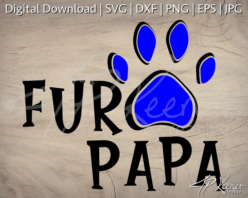 Download Fur Papa SVG Fur Papa Cut File Cricut Design Silhouette | Etsy