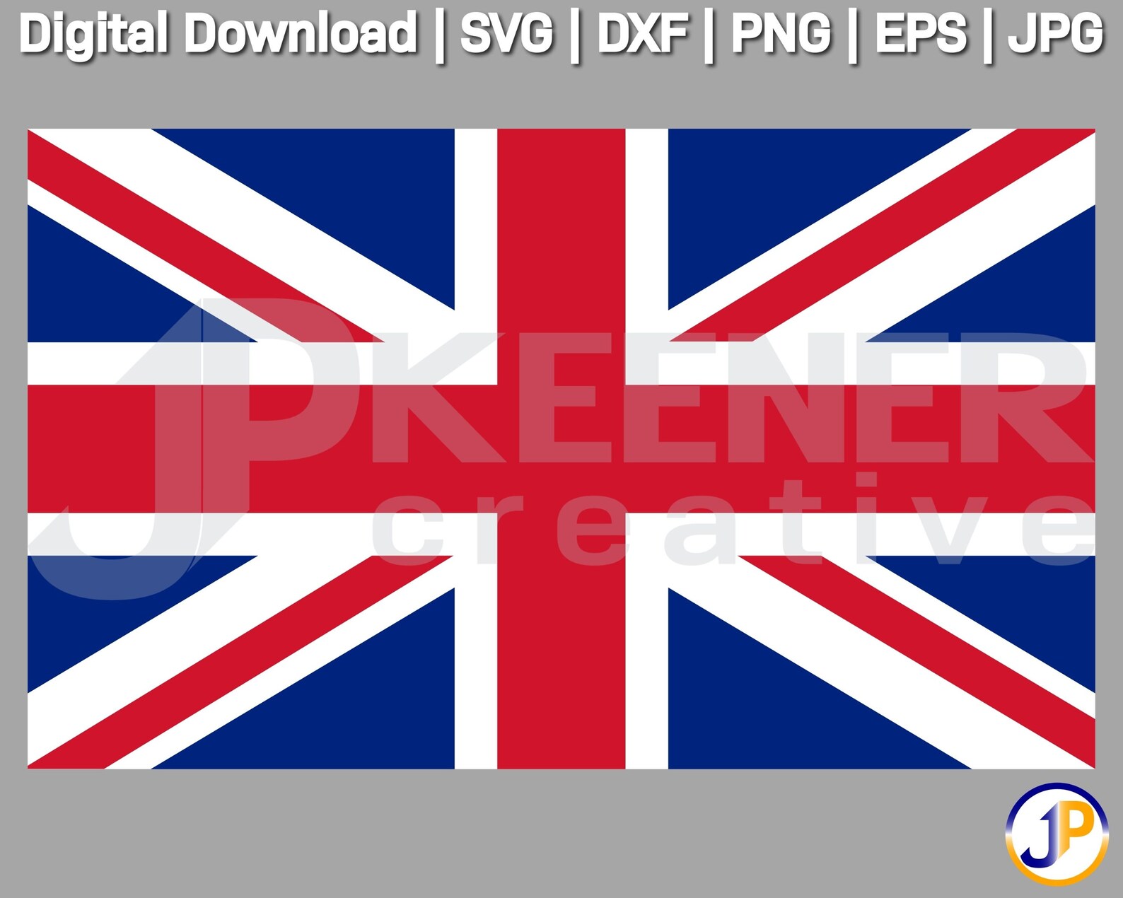 Download UK Flag SVG UK Flag Cut File Union Jack Cut File Cricut | Etsy