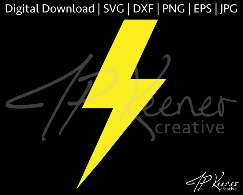 Lightning Bolt SVG Lightning Bolt Cut File Cricut Design ...