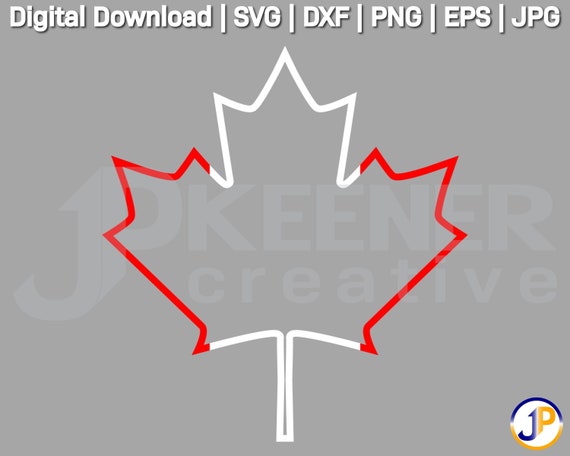 Maple Leaf SVG Maple Leaf Cut File Canada SVG Canada Cut | Etsy