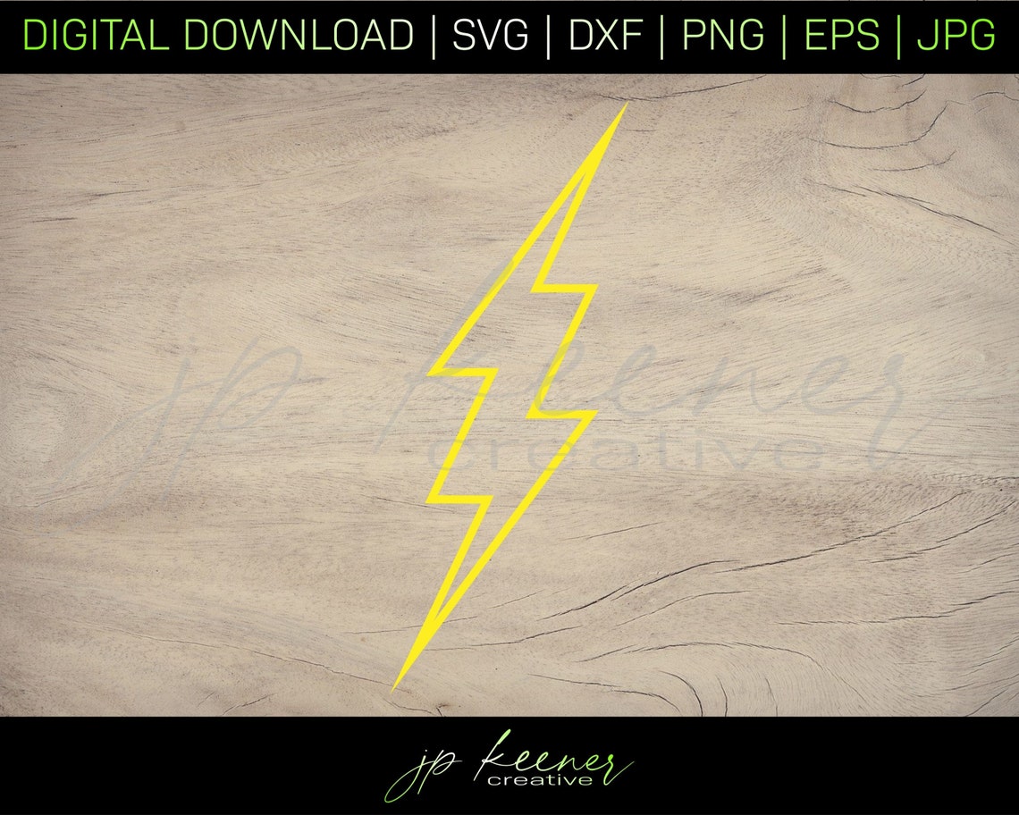 Lightning Bolt SVG Lightning Bolt Cut File Cricut Design - Etsy