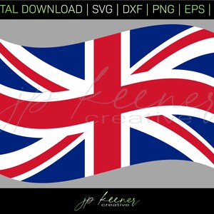 UK Flag SVG Union Jack SVG Great Britain Flag Cut File United Kingdom ...