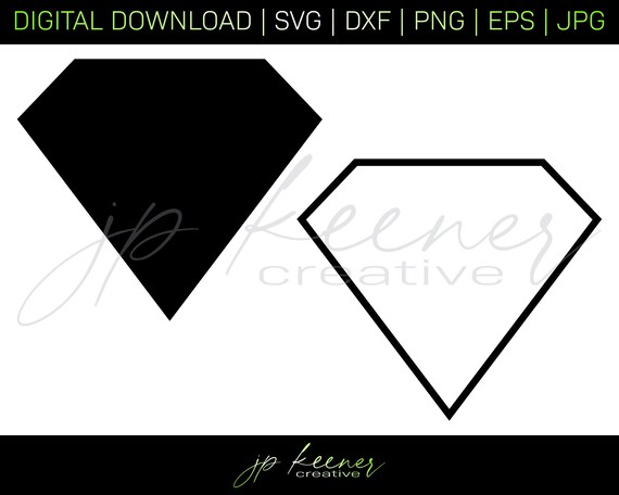 Diamond SVG Set Diamond Cut Files Diamond DXF Diamond - Etsy