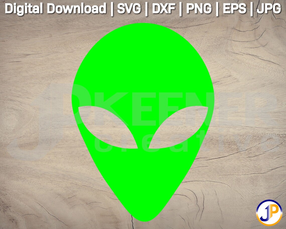 Alien SVG Alien Cut File Cricut Design Silhouette Design Etsy