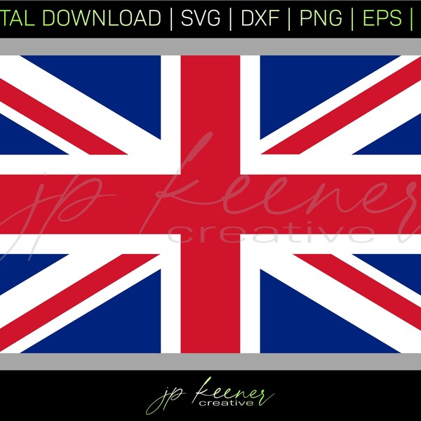 British Flag Svg - Etsy