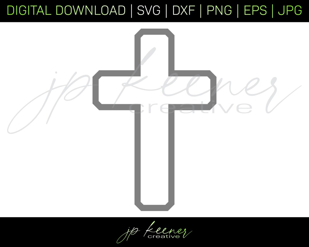 Cross SVG Cross Cut Files Cross DXF Christian SVG Christian Cut Files ...
