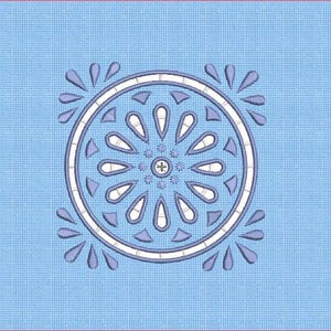 Cutwork Richelieu Machine Embroidery Design Instant Download