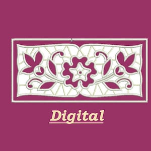 Cutwork Richelieu Machine Embroidery Design Instant Download