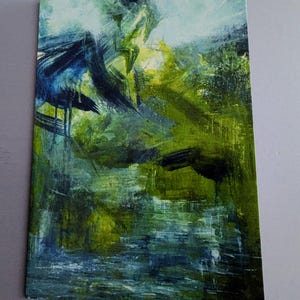 Biglietto d'auguri artistico e busta vuota per il tuo messaggio Biglietto d'auguri artistico Biglietto per qualsiasi occasione