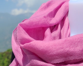 Cashmere scarf "Amala", cashmere scarf, pink scarf, shawl, pink scarf, handwoven scarf, handmade