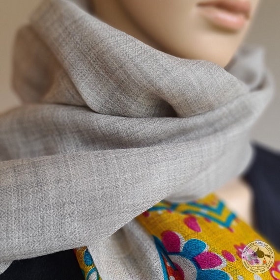 Patterned cashmere cheap scarf