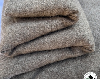 Pure Yak Wool Blanket "Asura", hand-woven cuddly and soft throw, taupe brown or gray, made of natural smooth yak wool, bedspread, Home Decor