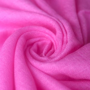 Hand-loomed Certified Cashmere Scarf “Jjivisha” | Featherlight Pink Ring Shawl  | Customizable Wrap | Sustainable Pashmina | Gift for her | 