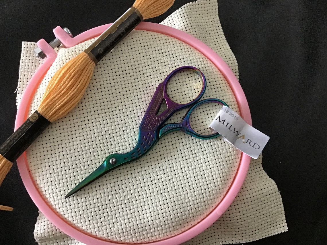 MILWARD Stork Embroidery Scissors Etsy UK