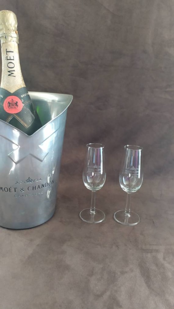 Moët Chandon Collectionnable 250Eme Anniversaire Flûtes à Champagne Verres Ensemble de 2 Célébration