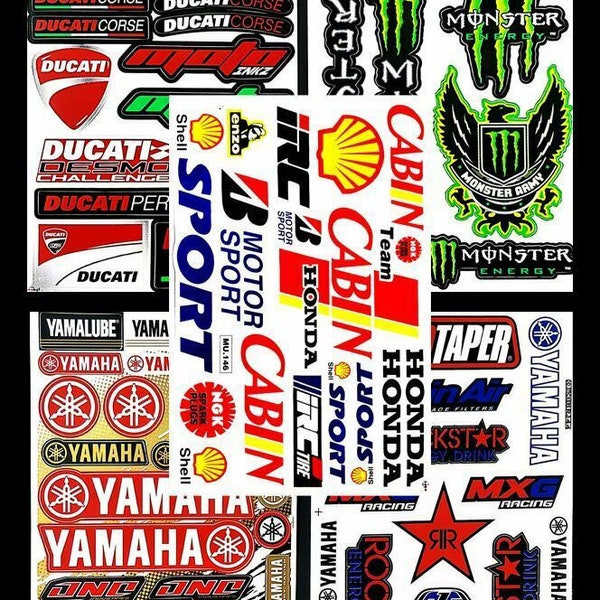 thumbnail image 2 of 50 Random Stickers Pack – Decals For Car, ATV, Bike, Helmet, BMX, Motocross 2 of 6