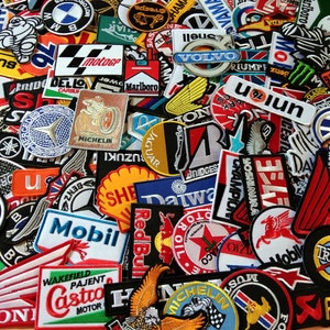 Opstrijkbare Patch Groothandel Random Racing Sport MotoGP Motorcycle Biker Racing Logo Naai geborduurd voor T-shirt Tas Jecket: