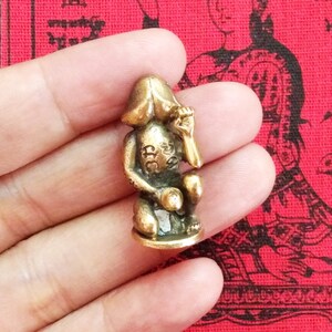 Nagkwank Paladkik Yant Thai Amulet Talisman Magic Holy Lucky Charm Trade Wealthy