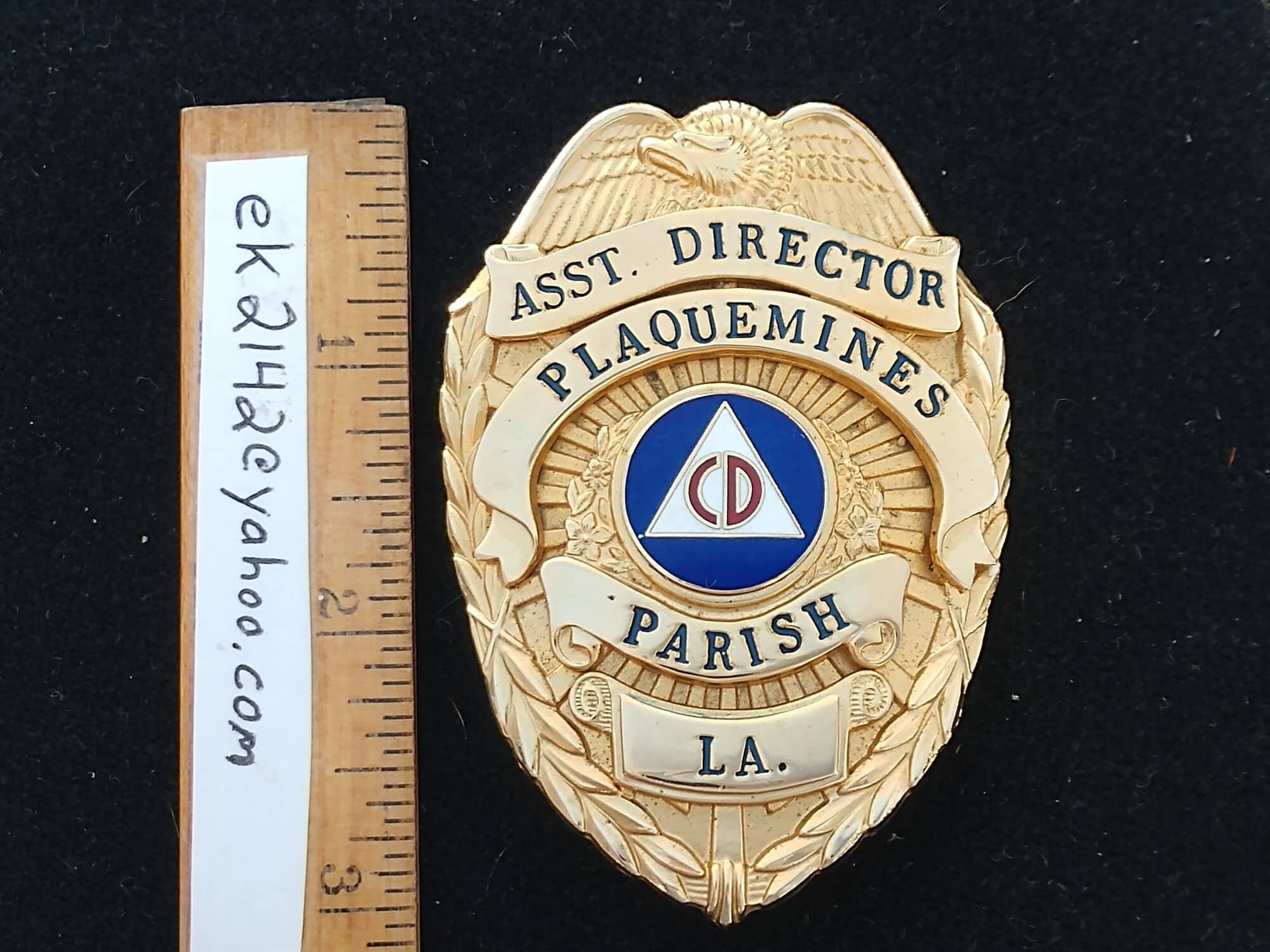 Asst. Director Plaquemines Parish CD Sheriff / Police Etsy