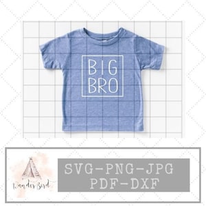 Big Bro Svg - Brother Svg - Big Brother Designs SVG - Promoted to Big Brother SVG Files - Instant Download! -